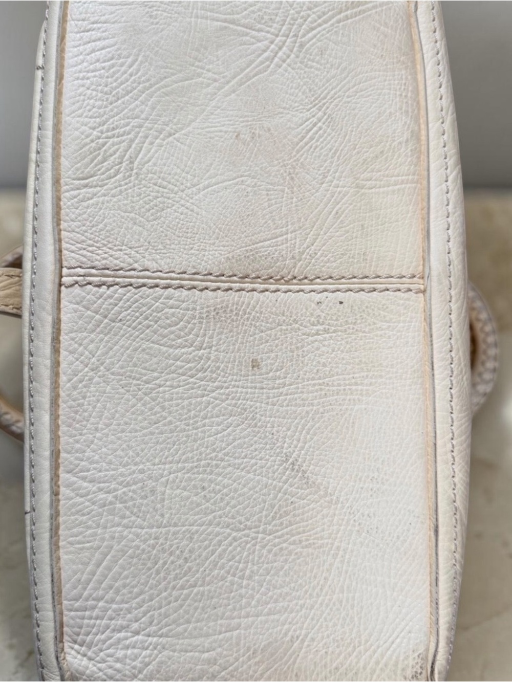 Authentic Celine Beige Leather Tote Bag Quiet Luxury Designer Tote with COA - Picture 15 of 15